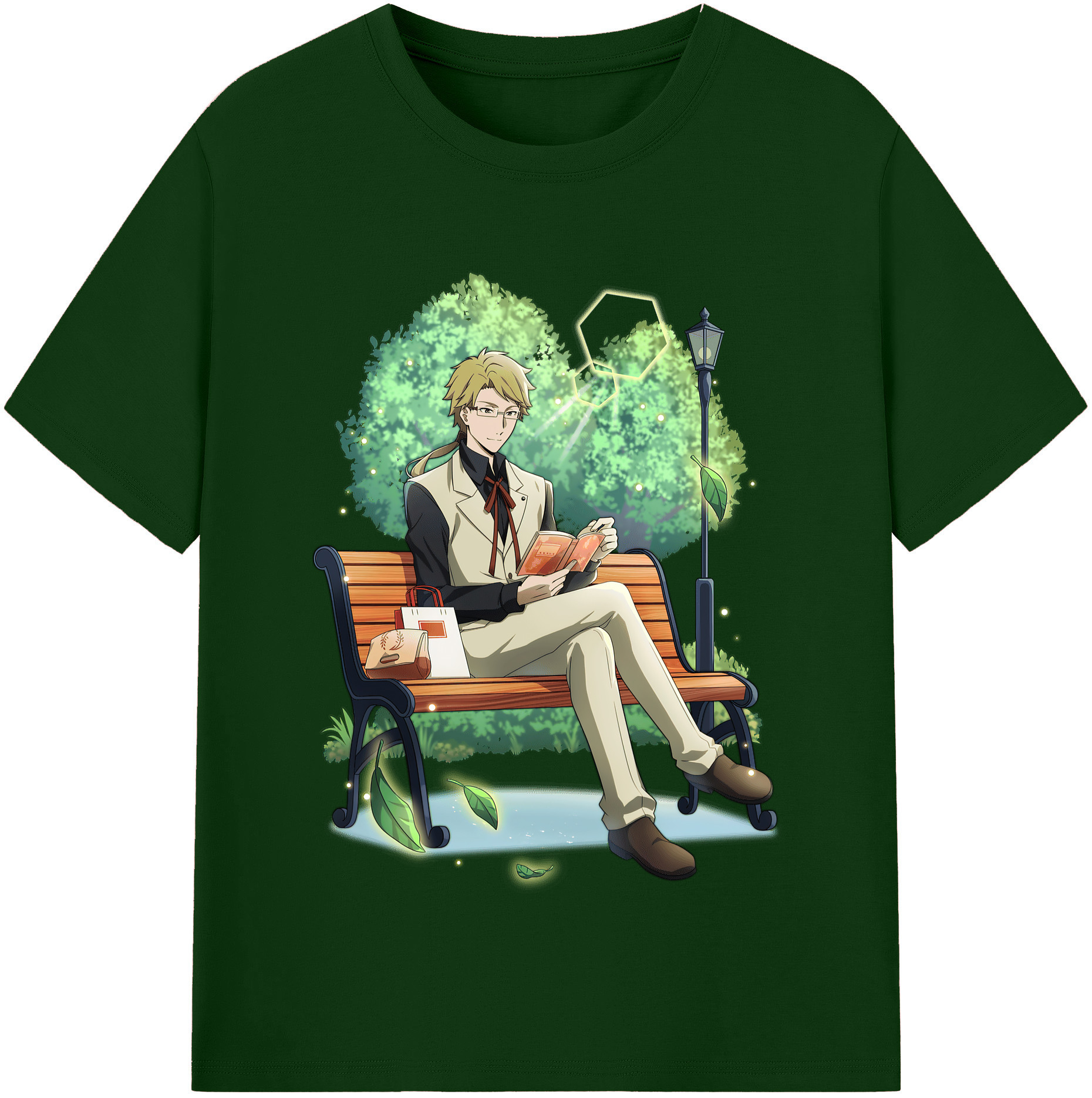 （画像用） 文豪ストレイドッグス Bungo Stray Dogs 綿100％半袖Tシャツ（フロントプリント）